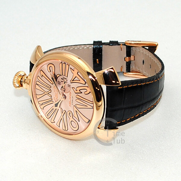 GaGa MILANO （ガガミラノ） 時計 腕時計 MANUALE マニュアーレ マヌアーレ スリム 46mm ブラック ブレス 5085.02 